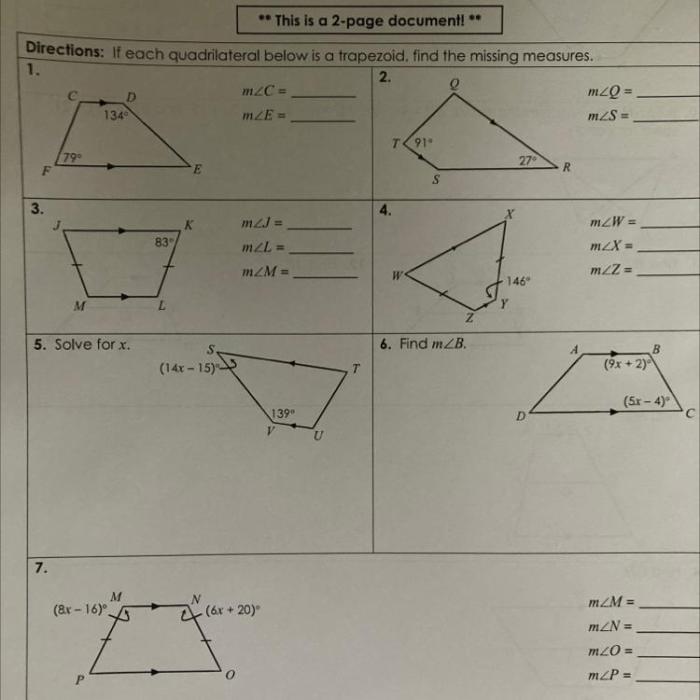 Unit 8 polygons and quadrilaterals