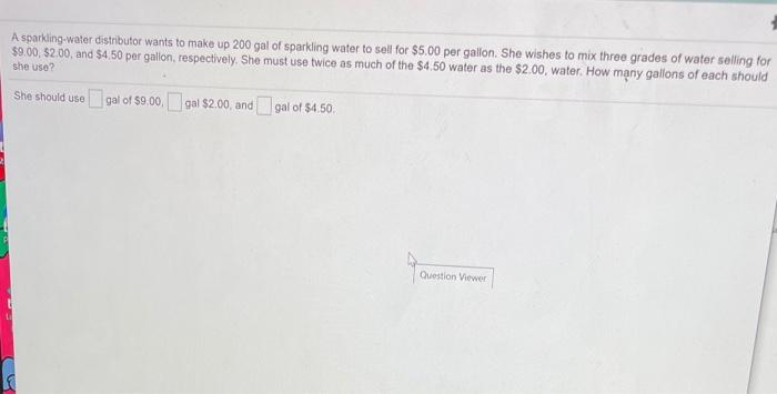 A distributor wants to make 1000 pounds