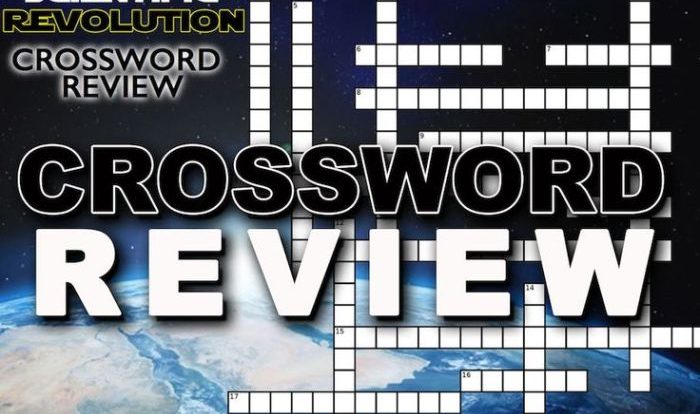 Crossword puzzle the scientific revolution