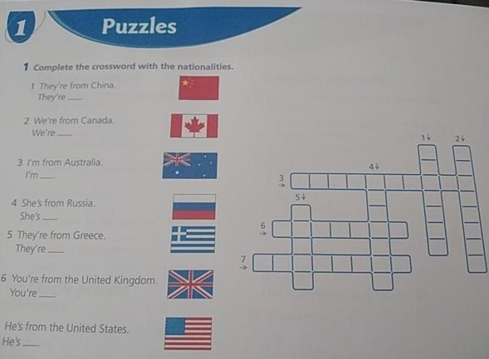 Documents for foreign nationals crossword