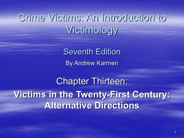 Crime victims an introduction to victimology 10th edition pdf free
